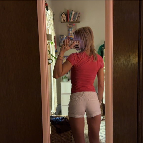 Abercrombie & Fitch White Shorts - Picture 2 of 5